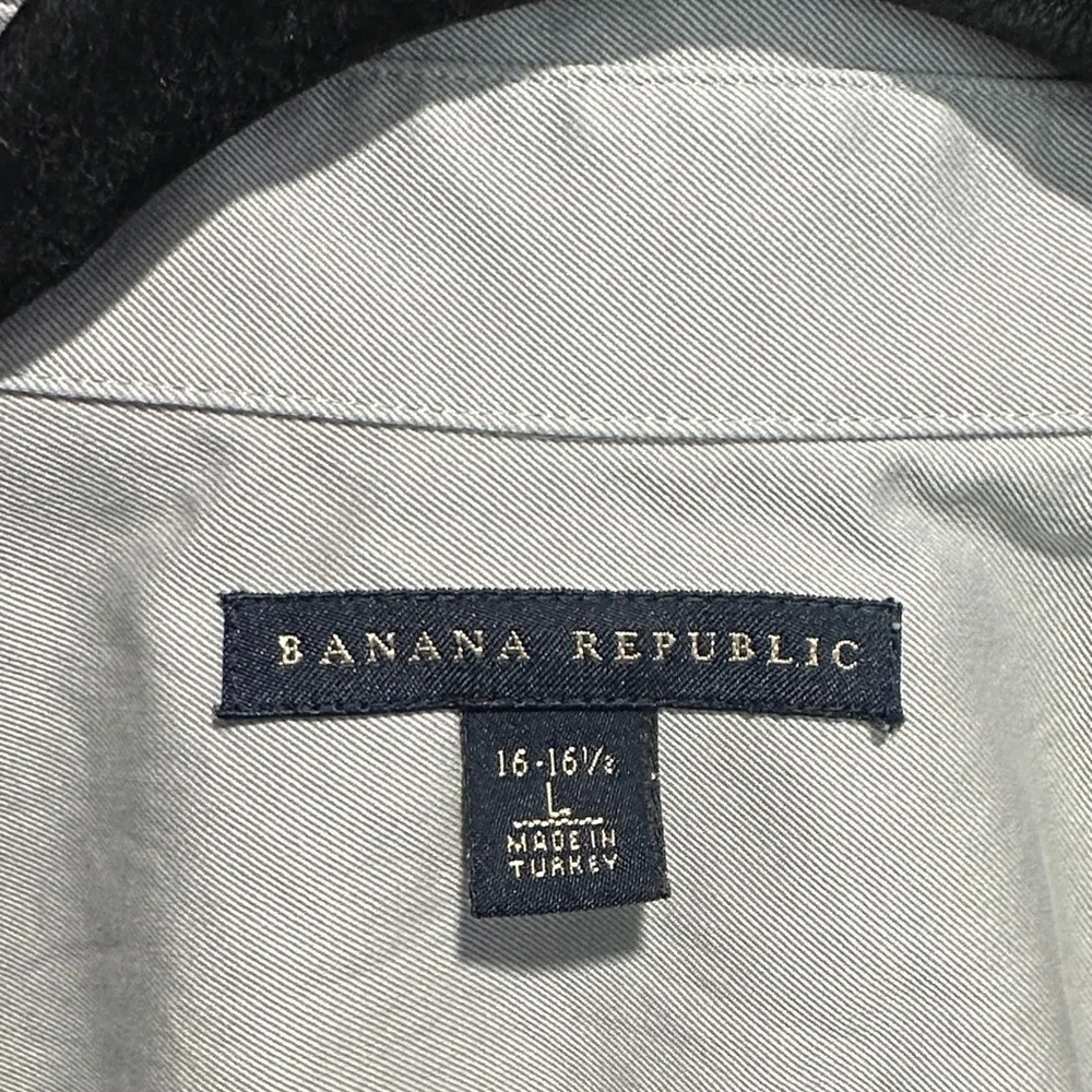 NWOT BANANA REPUBLIC Men's Light Green Button-Up Shirt size L